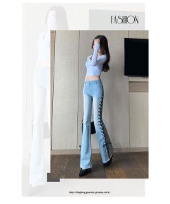 チノ・テーパード・ジョガー・スキニーパン | ブーツカット デニムパンツ レディース フレア ロング丈 カットオフ ストレッチ ハイウェスト コーデ ジーンズ 美脚パンツ 新作 20代30代40代 スリット 脚長