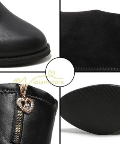 ロングブーツ | ニーハイブーツ チャンキーヒール 太ヒール レディース 靴 シューズ お出かけ 秋冬 ロング丈ブーツ 太ヒール 大人 春秋冬 美脚 黒靴