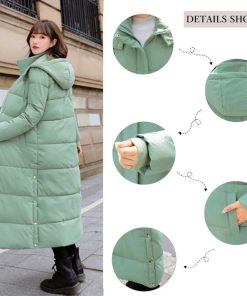 トレンチコート | フード付きキルティングコート レディース