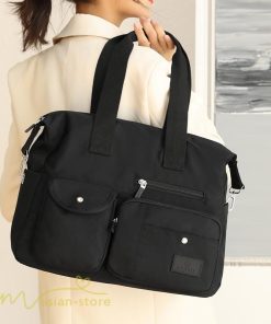 女性用バッグ | バッグ レディースバッグ ショルダーバッグ 大容量 鞄 撥水加工 ナイロン製 2way 肩掛け 斜めがけ 手提げ ハンドバッグ 6色 ショルダー シンプル 通勤 通学