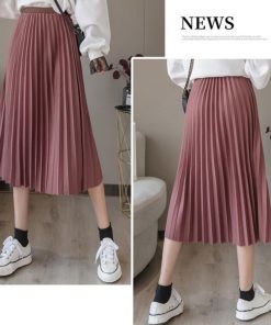 ロングスカート | プリーツスカート ハイウエスト 着やせ