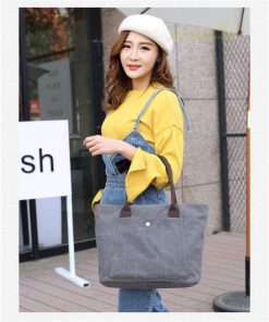 女性用バッグ | トートバッグ レディース キャンパスバッグ かばん 肩掛けバッグ 韓国風 A4対応 収納 帆布 カジュアル おしゃれ 手提げ袋 軽い 新品 エコバッグ 大容量 Bag