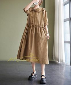 マキシ | 【大人風ロングワンピ】ワンピース レディース 夏 シンプル 無地 大人 通勤着 ロングワンピース ゆったり 20代30代40代 2022 お出かけ 着痩せ カジュアル 上品