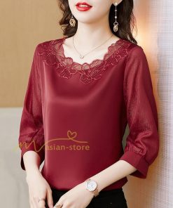 ｔシャツ・カットソー | Ｔシャツ レディース きれいめ 40代 春夏 上品 半袖Tシャツ ブラウス 20代30代40代50代 シフォンシャツ ママ カジュアル 人気 着痩せ お出かけ 上品 フェミニン