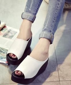 パンプス | 厚底サンダル 歩きやすい 靴 オープントゥ レディース ウェッジソール ミュールサンダル