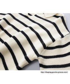 ニット・セーター | ニット カットソー セーター レディース トップス 秋冬 春 長袖 ニットセーター ボーダー ポロカラー プルオーバー 春秋 柔らかい 通学 ニットトップス 通勤
