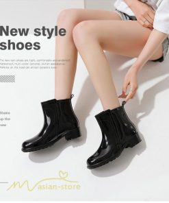レイン　雨具 | レインブーツ ショートブーツ レディース レインシューズ 防水ブーツ 雨靴 防水 雨 梅雨対策 雨具 レイングッズ 厚底 ブーツ 靴 カジュアル 可愛い シンプル