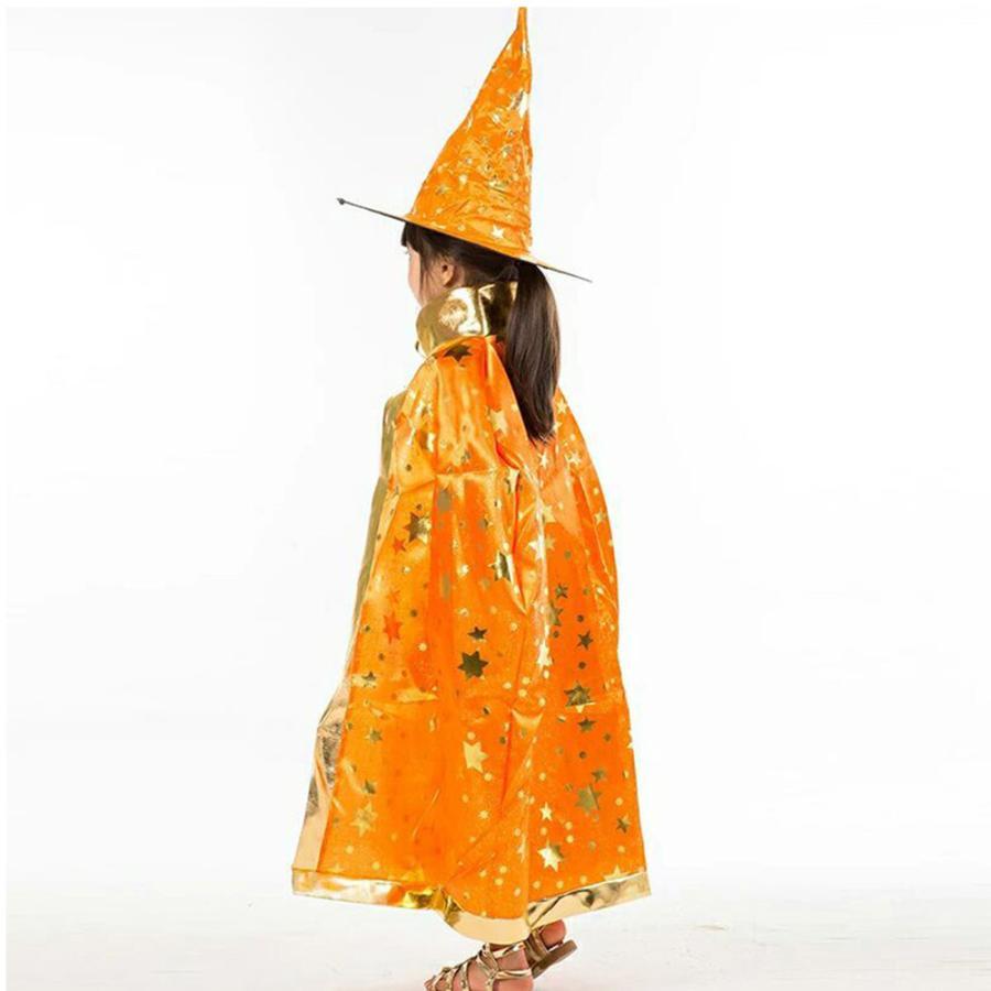 (子供)その他 | 子供 衣装 マント ハロウィン 帽子 魔女 魔法使い コスチューム