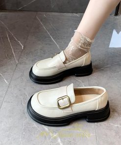 ローファー | レディース 靴 シューズ レザー調 合皮 厚底 履きやすい 韓国風 人気 クラシック 可愛い パンプス 通勤 春 夏 通学 冬 学生靴 秋