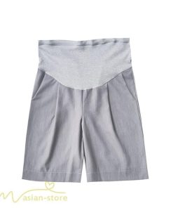 パンツ レギンス | ハーフパンツ ワイドパンツ マタニティパンツ ゆったり おしゃれ 上品 大きいサイズ 上品 マタニティウェア ポケット付き ウエスト調整 サマー 妊婦服 ママ