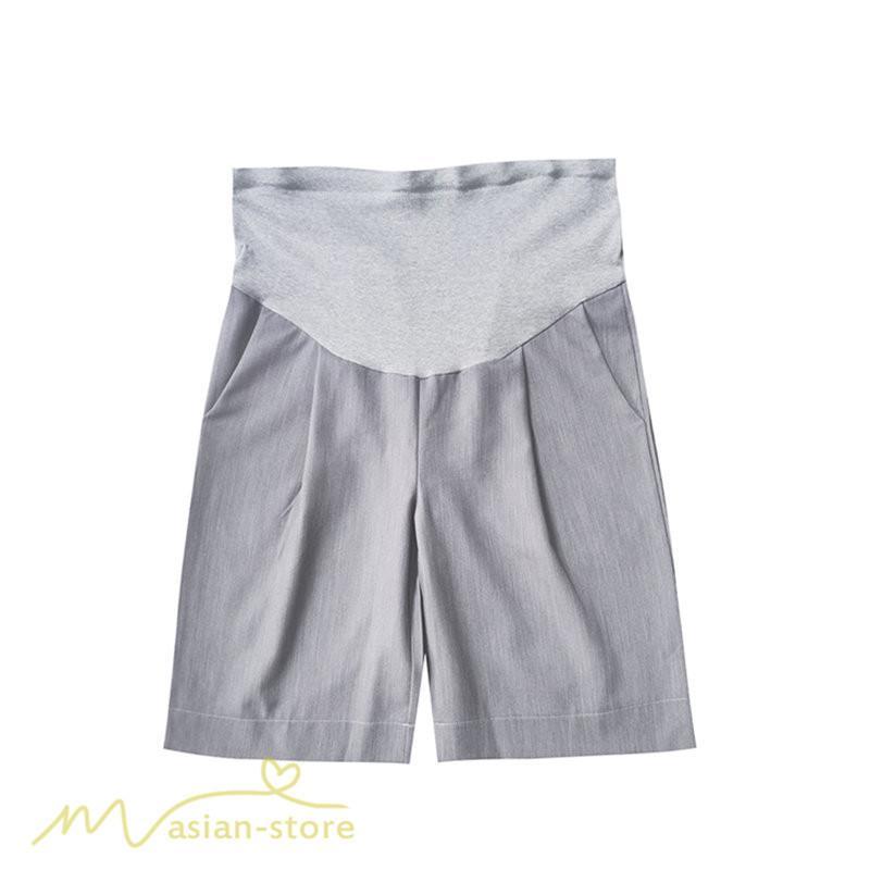 パンツ レギンス | ハーフパンツ ワイドパンツ マタニティパンツ ゆったり おしゃれ 上品 大きいサイズ 上品 マタニティウェア ポケット付き ウエスト調整 サマー 妊婦服 ママ