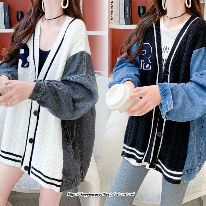 コート・ジャケット | ジャケット レディース 長袖 トップス デニムジャケット 切り替え デニム アウター デザイン おしゃれ カジュアル 2022 秋 送料無料 冬
