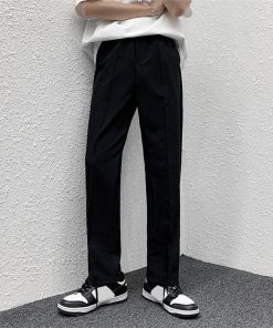 チノパン | メンズパンツ 無地 メンズ ボトムス パンツ ロングパンツ 夏物 サマーパンツ ロング丈 スラックス ジッパー  日常感 メンズスタイル ストリート 上品 おしゃれ