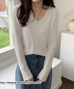 ニット・セーター | カットソー ニット レディース リブニット 長袖 秋冬 春 トップス スリム ストレッチ インナー 無地 着痩せ プルオーバー 長袖カットソー 長袖ニット 通学通勤