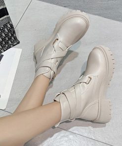 ショートブーツ | 厚底 レディース 美脚