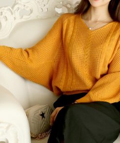 透かし編みトップス | ニットトップス レディース 体型カバー秋