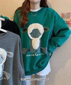 パーカー | トレーナー レディース スウェット 大きいサイズ 韓国 トップス 長袖 おしゃれ 無地 秋冬 送料無料 裏起毛 部屋着 防寒 ゆったり ルームウェア 厚手