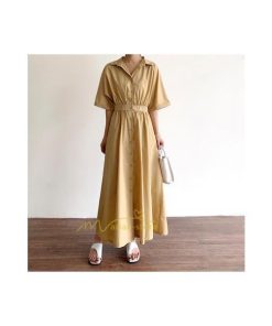 マキシ | シャツワンピース ワンピース 秋 春 レディース ロングワンピース 長袖 ロング丈 マキシ丈 体型カバー 無地 ゆったり 40代 夏作 30代 カジュアル 着痩せ 50代