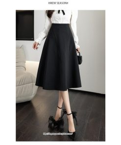 スカート | ロング秋 冬 レディース ボトムス ロング ゆったり Aライン秋 冬 春 キレイめ 着痩せ 2022新作 通勤 通学 細見え 高見え 40代 50代 20代 30代