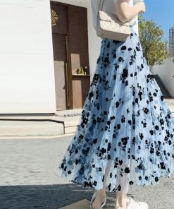 フレアスカート | チュールスカート 春秋夏冬 2層チュール