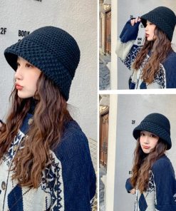 ニット帽 | 折りたたみ 小物 おしゃれ ニットバケットハット 韓国風 あったか 秋冬物 レディース ニットキャップ ニット帽子 大人