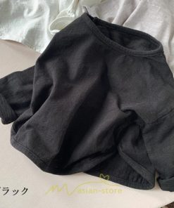 衣装 服 | 子供服 キッズ 無地 長袖Ｔシャツ コットン Tシャツ 男の子 女の子 韓国こども服 ベビー服 春 男女兼用 ナチュラル 冬 カジュアル 秋