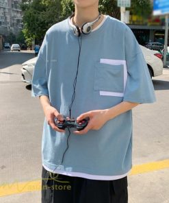 Tシャツ | Tシャツ メンズ 半袖 カットソー 切り替え 重ね着風 夏新作 サマー ファッション メンズスタイル カジュアル 大きいサイズ 夏 格好いい クルーネック