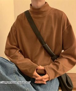 Tシャツ | インナー メンズ 防寒 長袖 ハイネック カジュアル 保温 秋冬 メンズインナー 長袖無地 シャツ 着回し 大きいサイズ カッコウイイ トップス