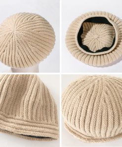 ベレー帽 | リブ編みニットニットキャップ