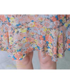 ミディアム | ワンピース レディース 花柄 きれいめ 重ね着風 おしゃれ 上品 夏 新作 ひざ上 ショート丈 カジュアル ミニワンピース 20代 40代 お出かけ 大人 30代 半袖