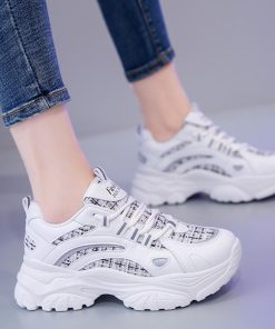 シューズ | ダッドスニーカー レディース 韓国風厚底