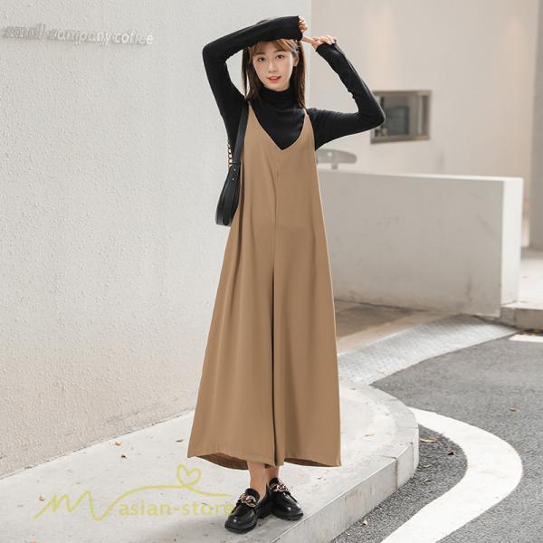 オーバーオール サロペット | サロペット レディース スカーチョ ワイドパンツ 無地 キャミ ガチョウパンツ 繋ぎ オールインワン 秋物 夏服 冬春 可愛い 20代30代40代50代 大人 学生 通学通勤