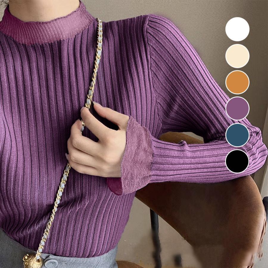 ニット・セーター | 長袖 ニットセーター レディース レース