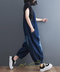 オーバーオール サロペット | オールインワン レディース ロング丈 サロペット スウェット ルームウェア パンツ デニム リラックス 大きいサイズ 旅行 ゆったり 韓国ファッション