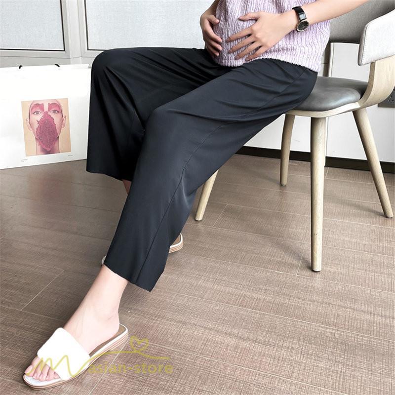 パンツ レギンス | マタニティ ワイドパンツ ガウチョパンツ 着痩せ 無地 着痩せ ゆったり マタニティパンツ パンツ マタニティウェア 日常 夏新作 おしゃれ サマー サマーパンツ