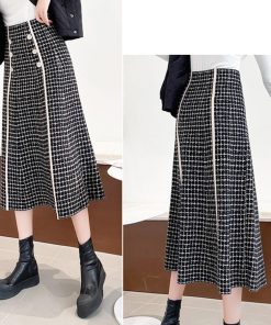 フレアスカート | フレアスカートニットスカートハイウエスト