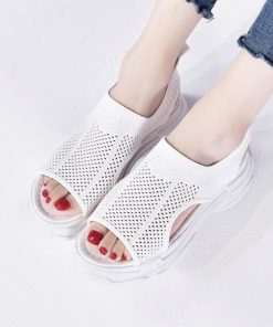 パンプス | 通気性 サンダル メッシュ 韓国風 歩きやすい 厚底 カジュアル レディース スポーツサンダル