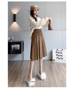 スカート | 膝丈 ひざ丈 秋冬新作 ミモレ丈 Aライン キレイめ 着痩せ 2022新作 通勤 通学 20代 30代 50代 秋服A 大人フェミニン 40代 ナチュラル
