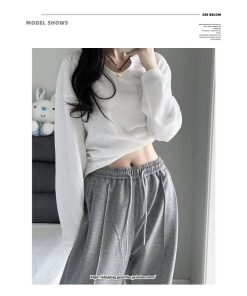 ワイドパンツ | スウェットパンツ レディース ロングパンツ 長ズボン ボトムス 綿 コットン ウエストゴム スウェット 部屋着 カジュアル 無地 ルームウエア 動きやすい シンプル