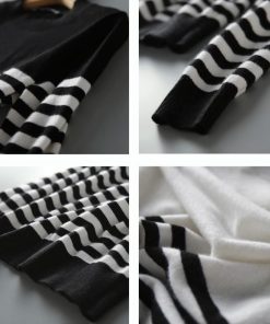 ニット・セーター | ボーダー柄 ニットセータ ラウンドネック