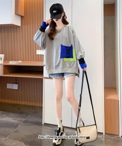 パーカー | トレーナー レディース プルオーバー クルーネック 長袖 トップス Tシャツ スウェット ゆったり トップス 大きいサイズ 秋冬 送料無料 おしゃれ 韓国