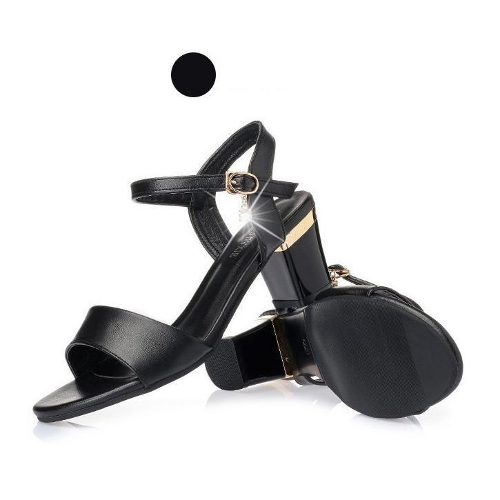 サンダル ミュール | サンダル チャンキーヒール ストラップ 太ヒール ストラップサンダル ミドルヒール 大きいサイズ 黒サンダル 白サンダル 無地 大人 22cm 26cm オフィス