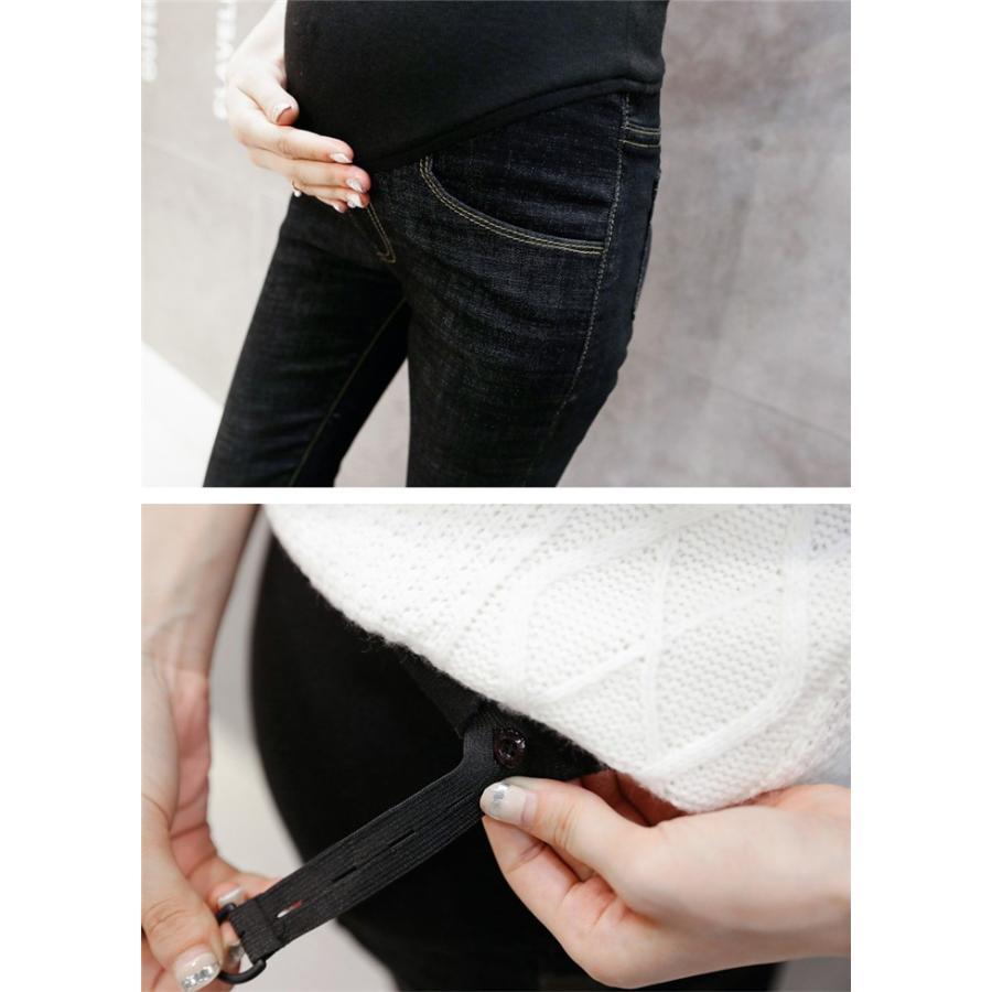 セール | マタニティデニムパンツ テーパードパンツ 産前産後 着痩せ 妊婦パンツ 妊娠パンツ デニムパンツ 調整できる 春 秋 無地 可愛い マタニティ ママ お腹包み