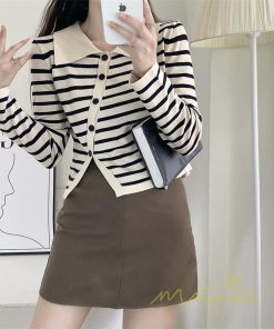 ｔシャツ・カットソー | カットソー レディース トップス Tシャツ 長袖 秋 春 インナー 秋 秋服 ロングスリーブ 綿混 ニットソー ボーダー 長袖tシャツ 長袖カットソー 秋コーデ