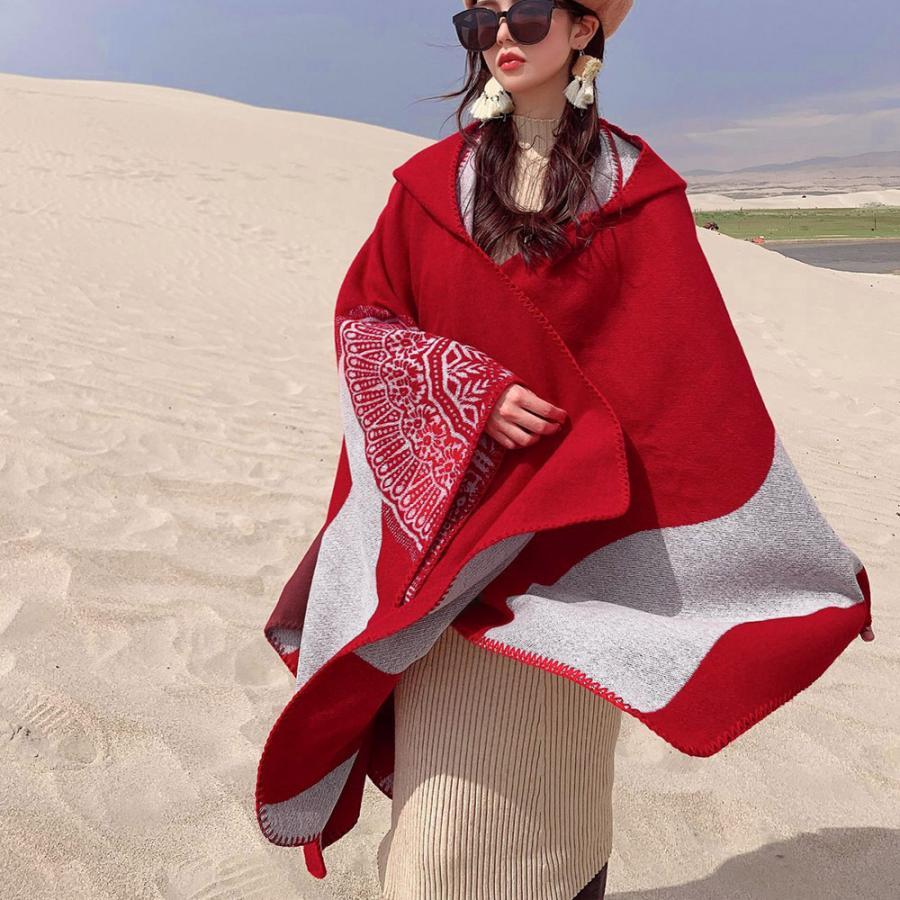 マフラー | ニットマント レディース ニットマフラー