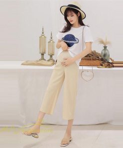 パンツ レギンス | マタニティパンツ 7分丈 レディース 着痩せ ゆったり マタニティウェア サマーパンツ カジュアル ウエスト調整 妊婦 産前 新作 きれいめ 夏 パンツ おしゃれ