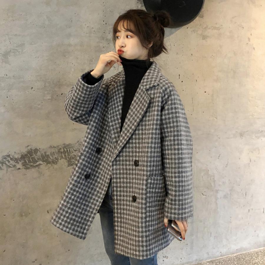 ジャケット・ブルゾン | テーラードジャケット チェック柄 コート