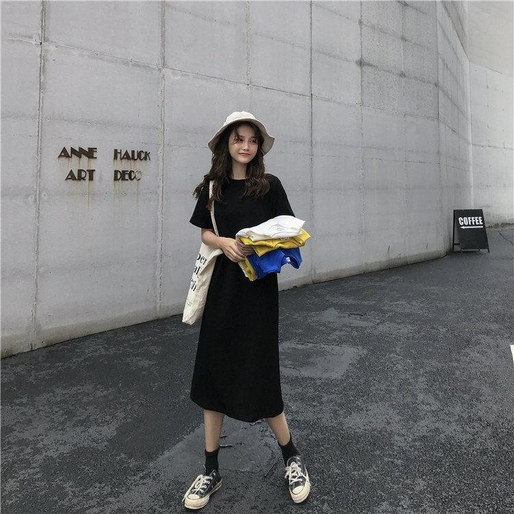 tシャツ・カットソー | ティーシャツワンピ ビックティーシャツ Tシャツワンピース ロングティーシャツ レディース ロングt 夏新作 Tシャツ ショート 大きいサイズ トレンド ロンT