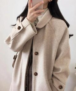 トレンチコート | ステンカラーコートレディース中綿コート冬