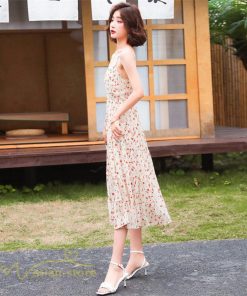 マキシ | ワンピース レディース キャミワンピース ロング丈 花柄 きれいめ サマーワンピース 上品 着痩せ 夏 春 30代 50代 Aラインワンピース 40代 通学 通勤